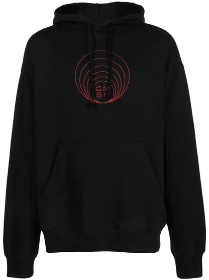 Embroidered-Logo Detail Hoodie