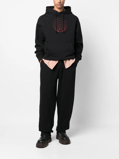 Embroidered-Logo Detail Hoodie