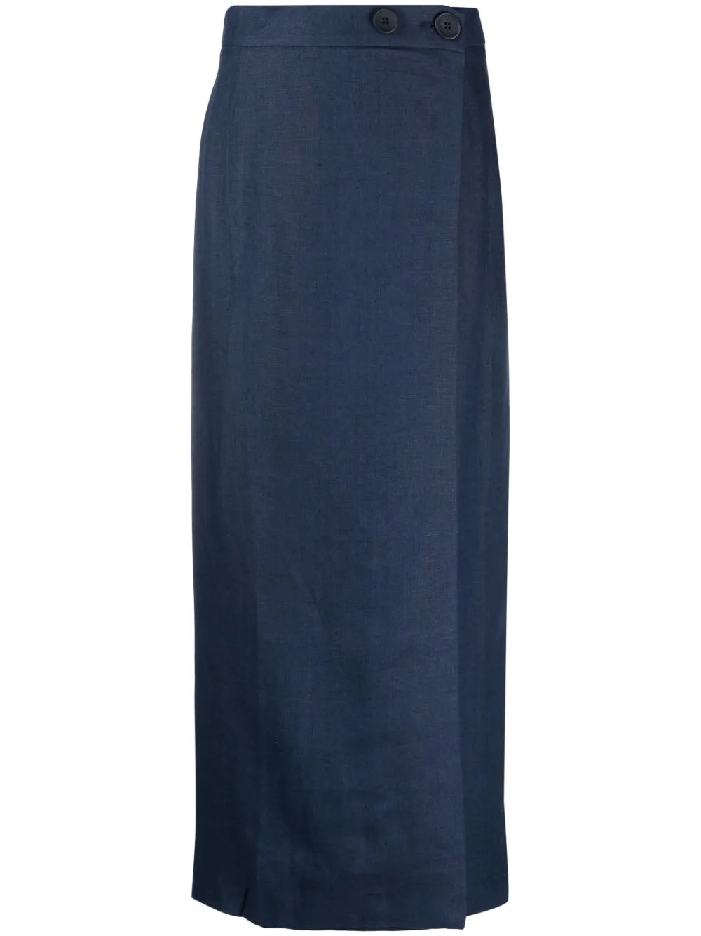 Lili Woven Linen Midi Skirt