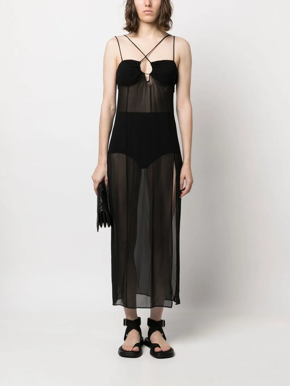 Abito Sottoveste Midi Dress