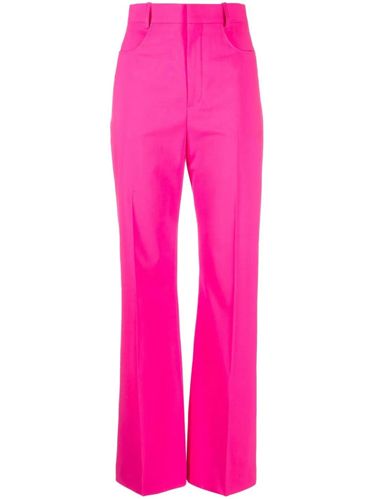 Sauge High-Waisted Flared Trousers
