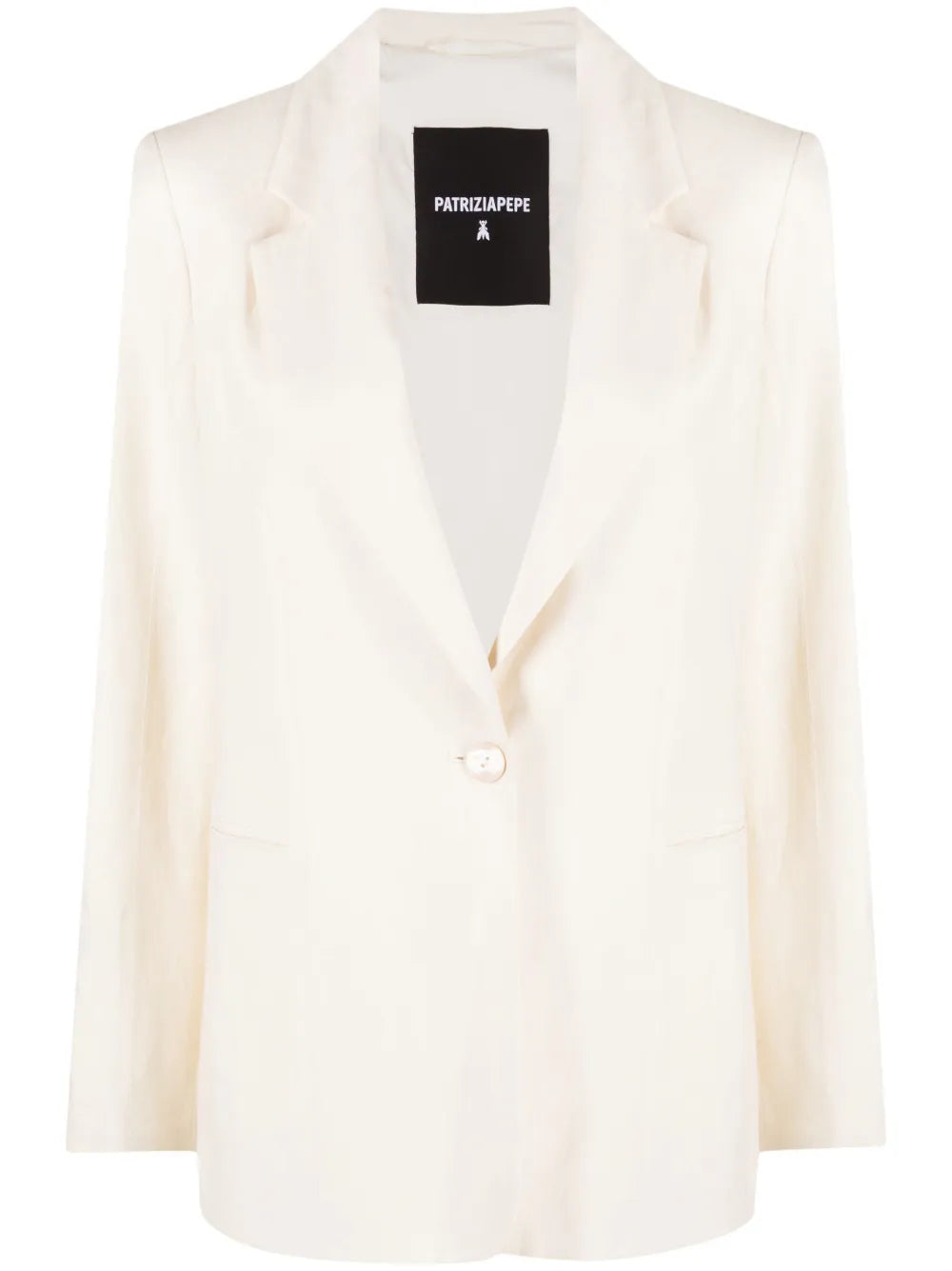 Single-Breasted Long-Sleeve Blazer