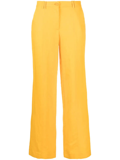Low-Waist Wide-Leg Trousers