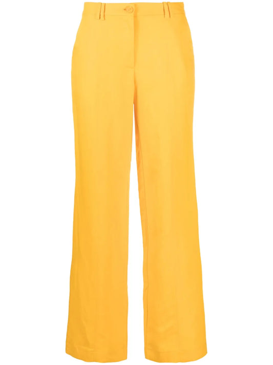 Low-Waist Wide-Leg Trousers