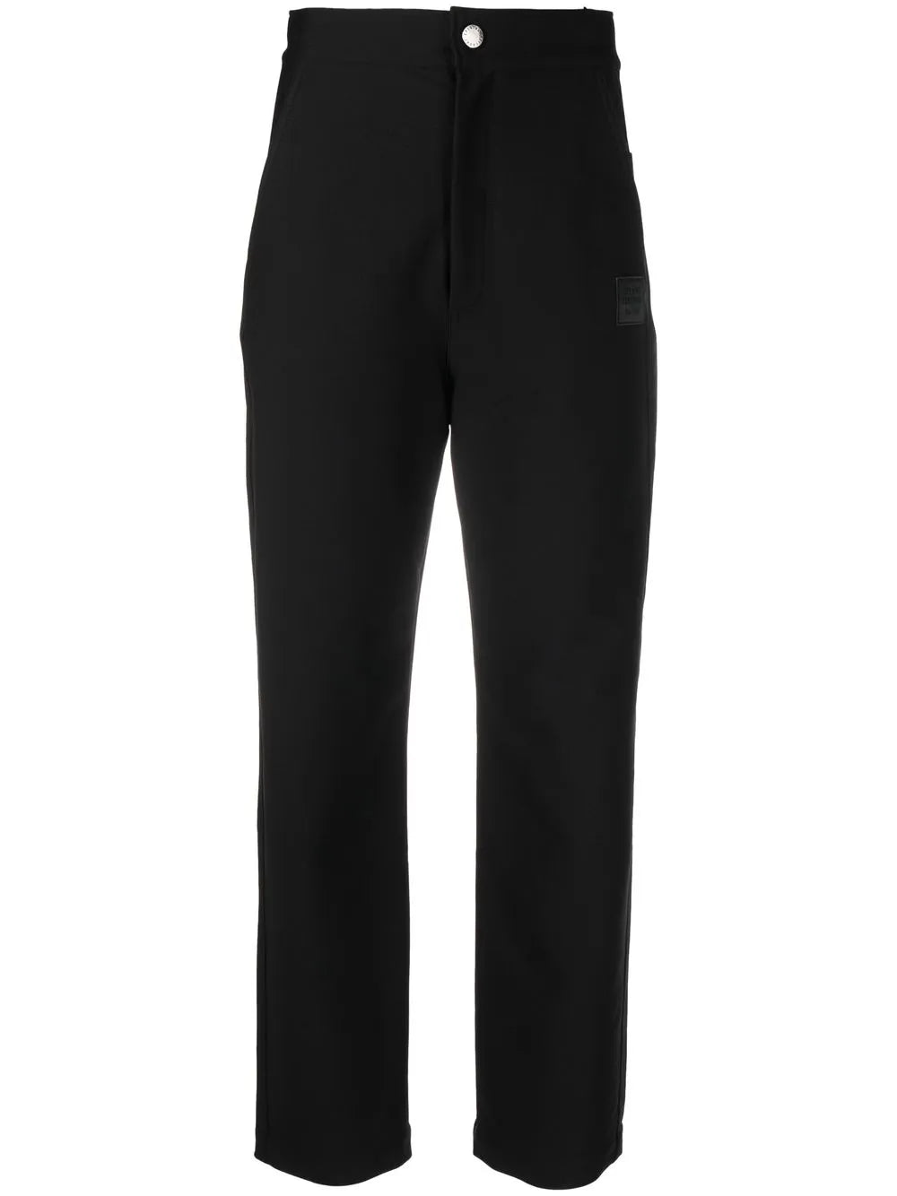 High-Waisted Straight-Leg Trousers