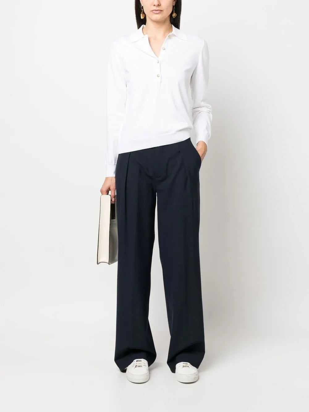 Brooks Wide-Leg Trousers