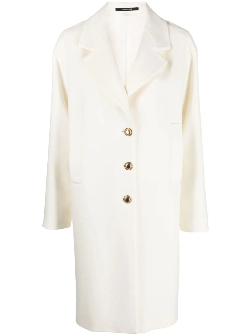 Virgin-Wool Single-Breasted Coat