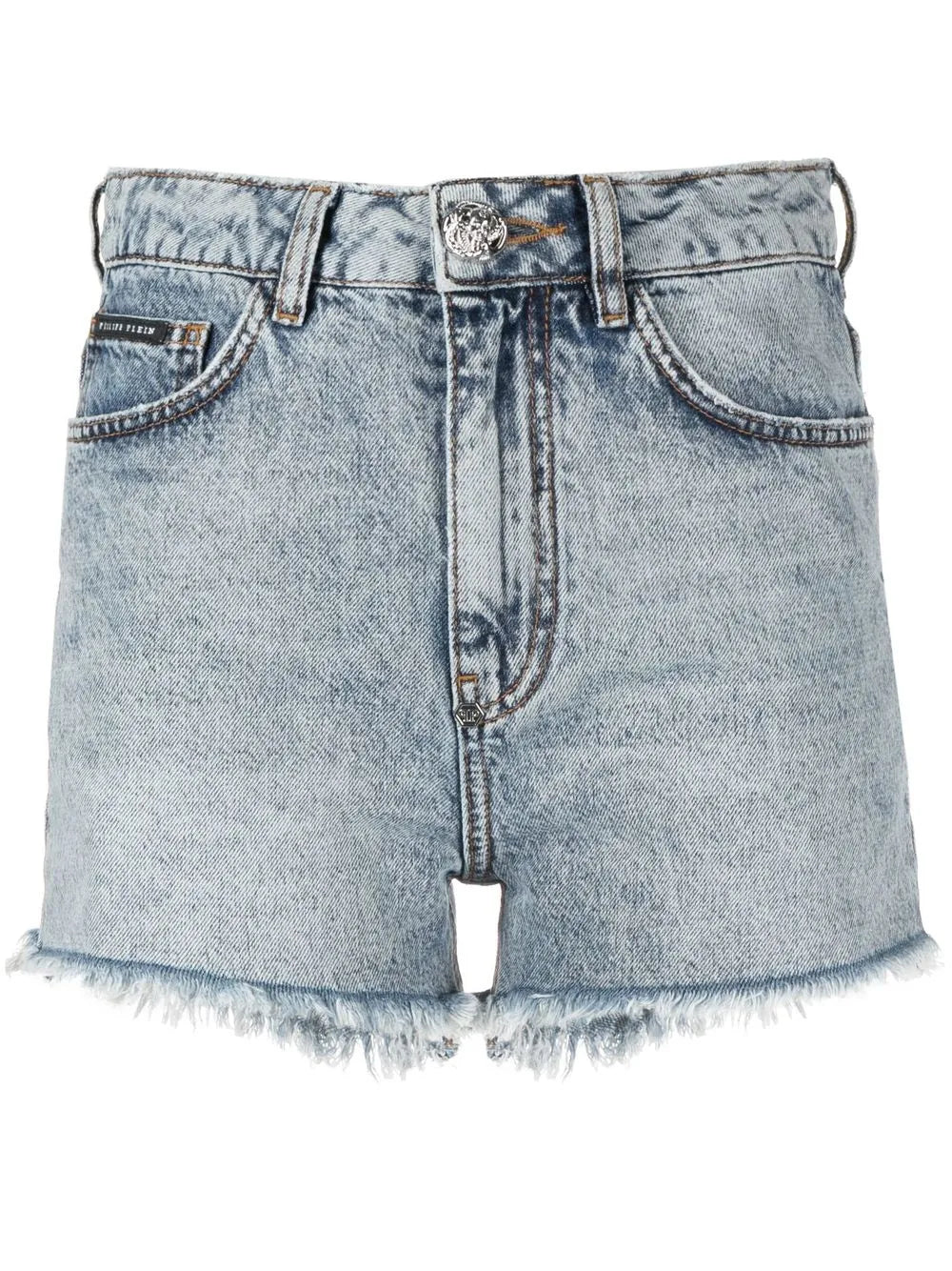 Embellished-Logo Detail Shorts
