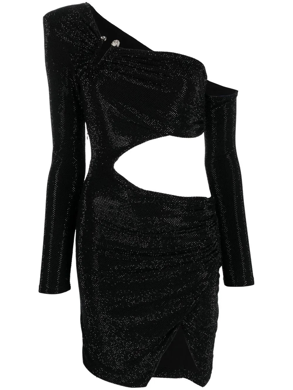 Rhinestone Cut-Out Dress