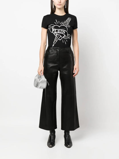 Logo-Embellishment T-Shirt