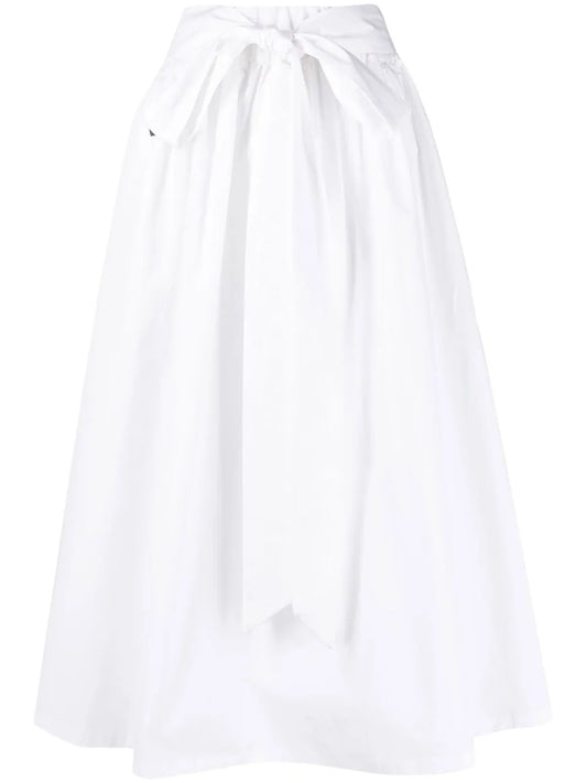 Bow Detail A-Line Skirt