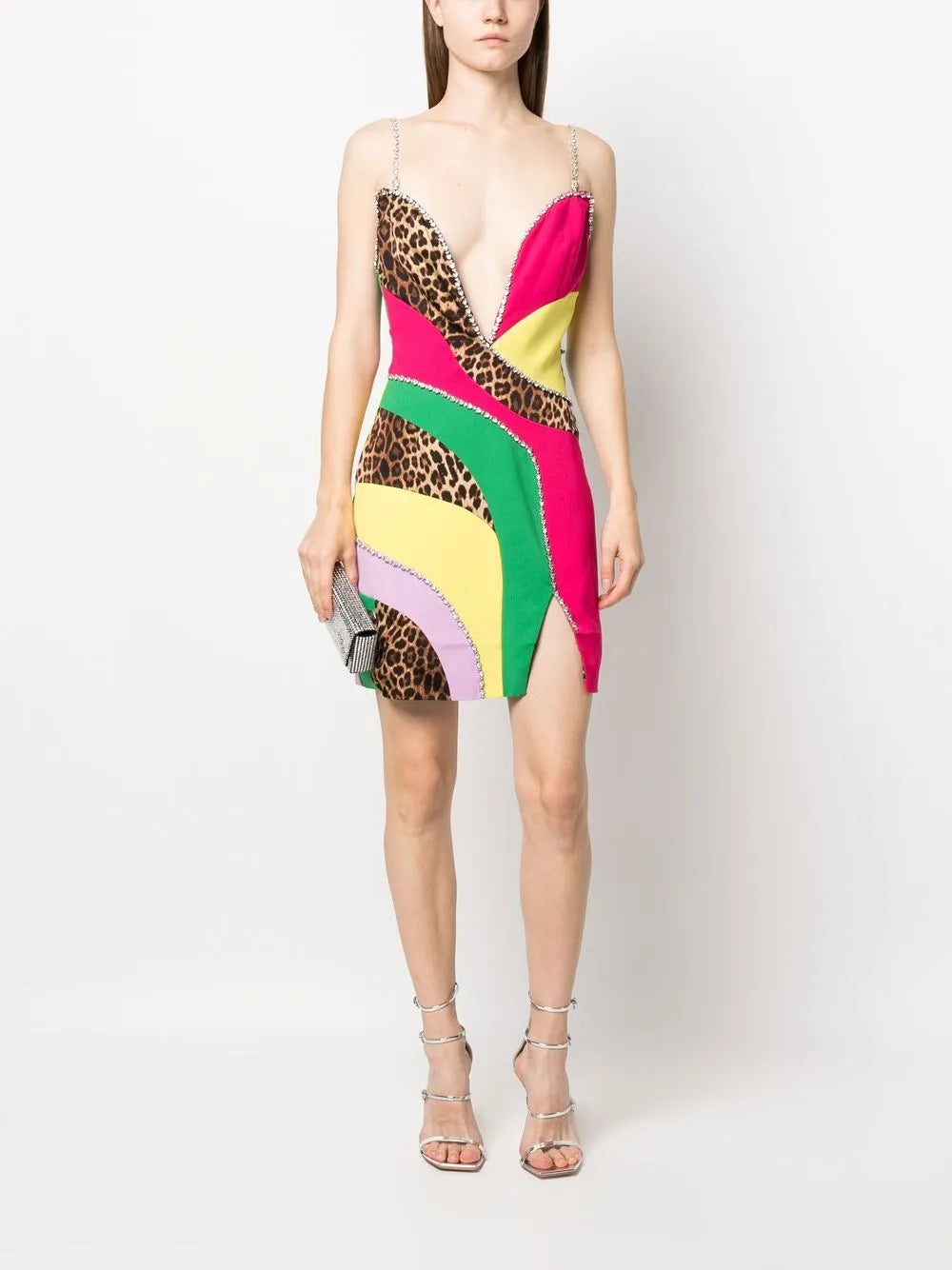 Patchwork Mini Dress