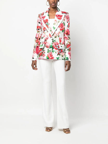 Love Floral-Print Blazer