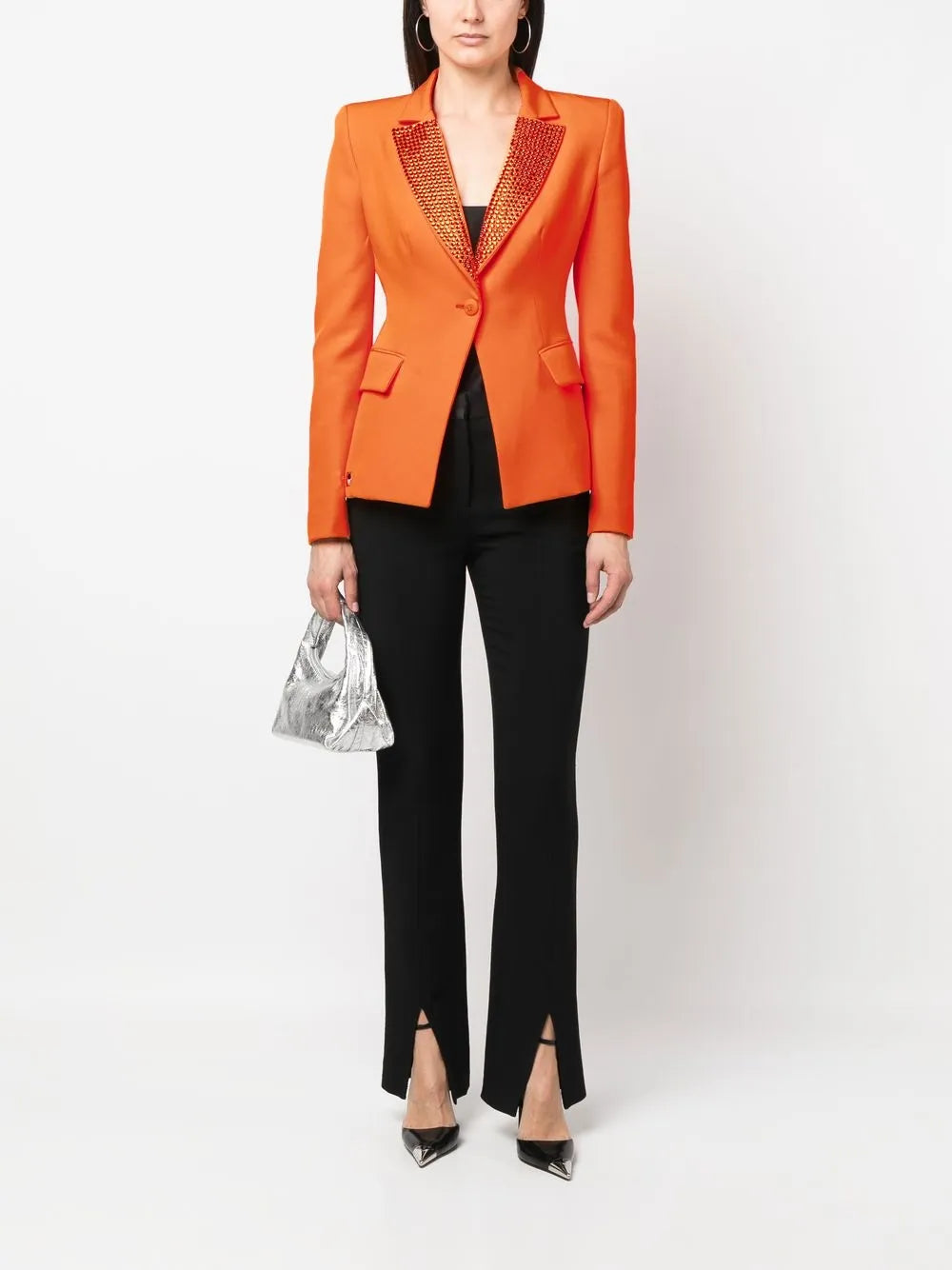 Fitted Single-Breasted Blazer