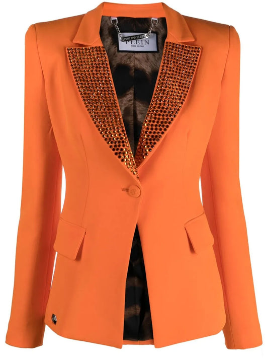 Fitted Single-Breasted Blazer