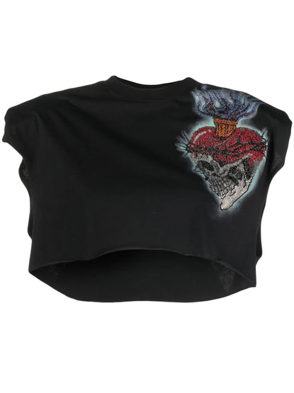 Love Tattoo Cropped T-Shirt
