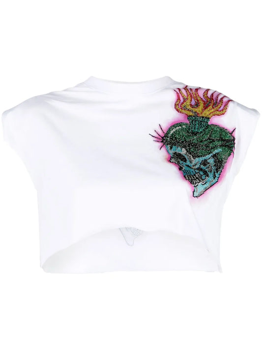 Love Tattoo Cropped T-Shirt