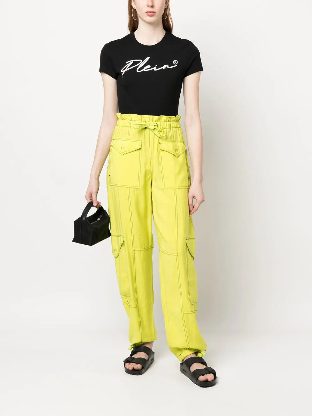 Logo-Embellishment Stretch-Modal T-Shirt