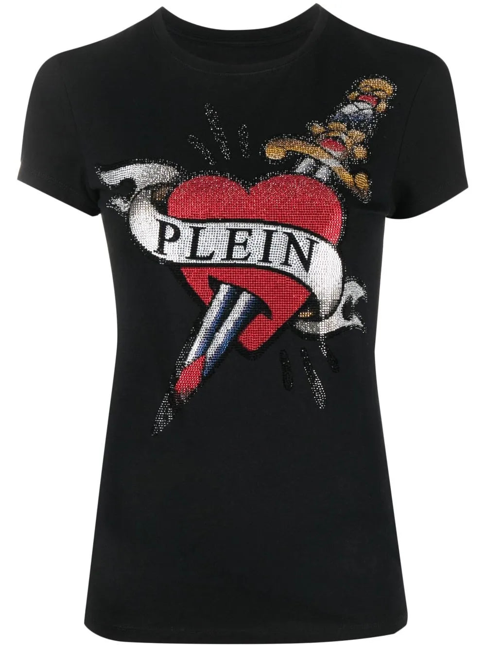 Crystal-Embellished Logo T-Shirt