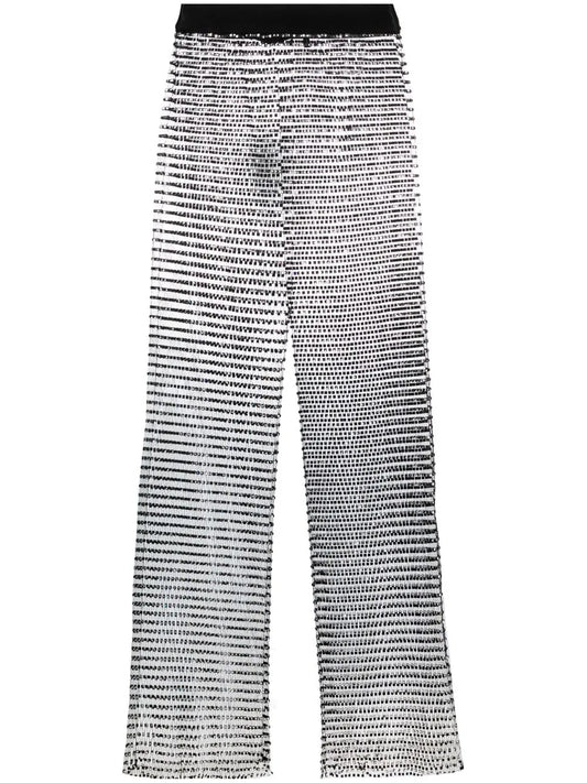 Crystal-Embellished Trousers