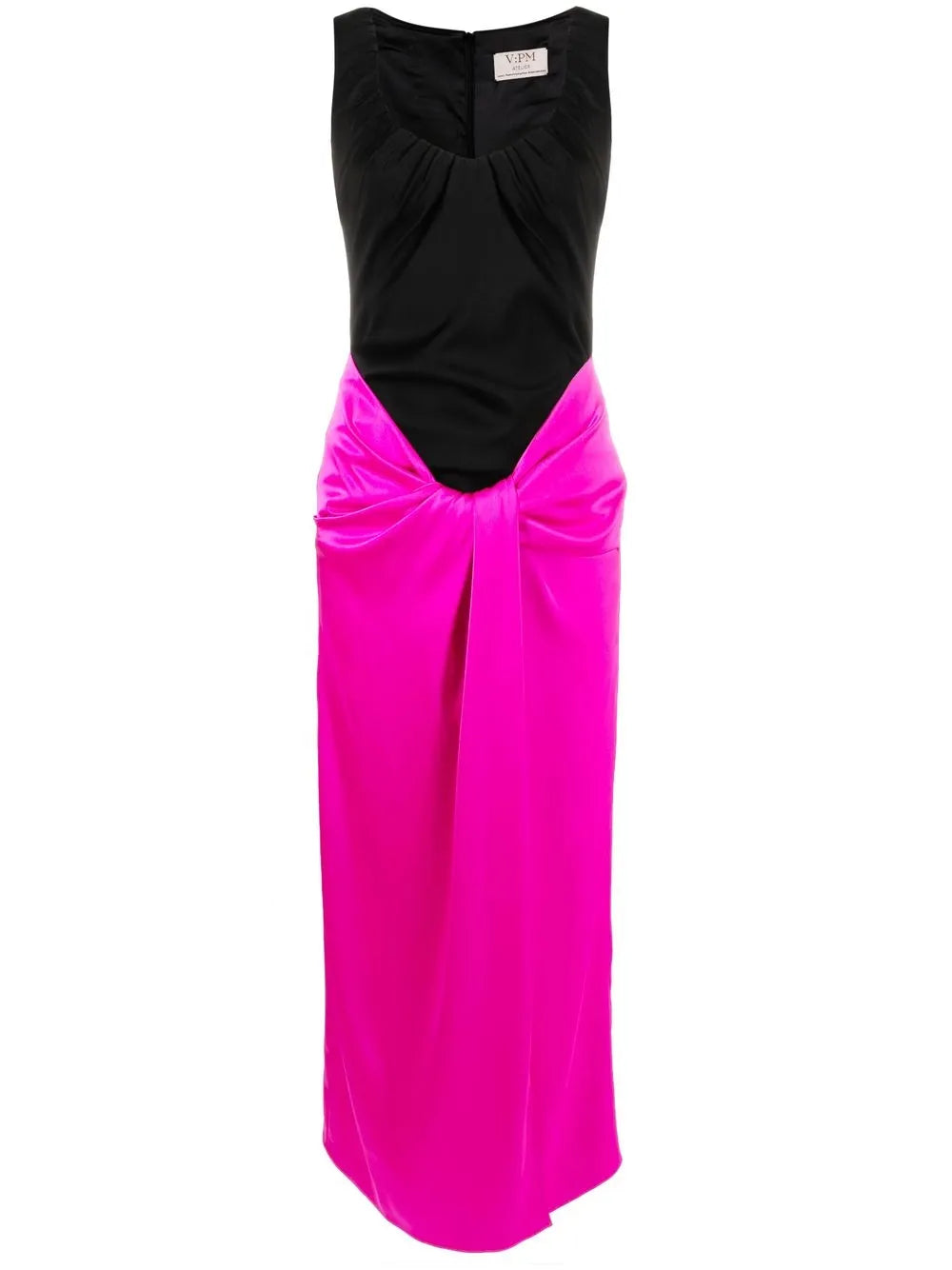 Lima Two-Tone Midi Dress