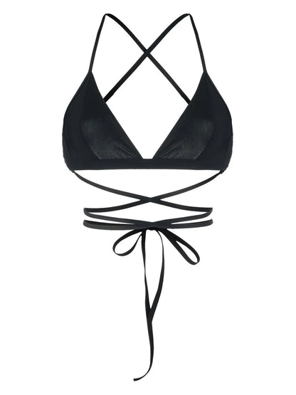 Solange Crossover-Strap Bikini Top