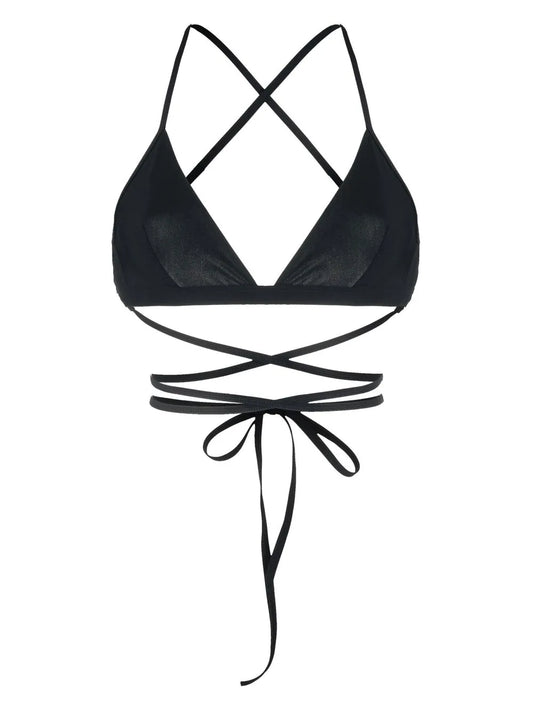 Solange Crossover-Strap Bikini Top