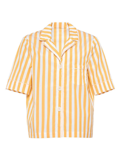 Orangeade Stripe-Print Shirt
