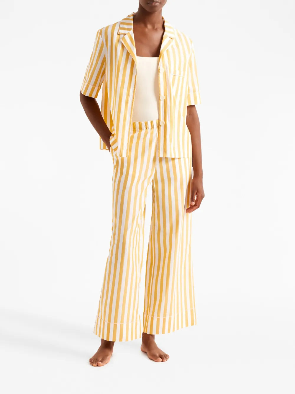 Orangeade Stripe-Print Shirt