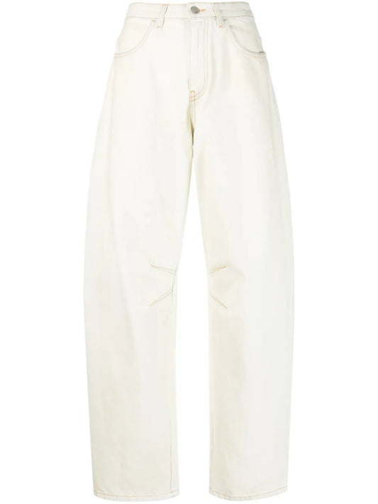 Tapered High-Waisted Jeans