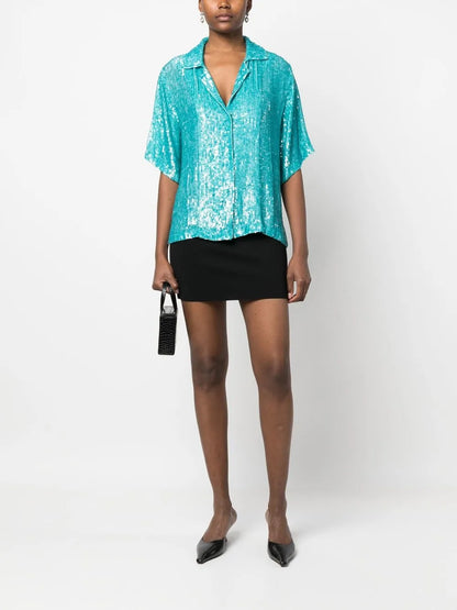 Sequin Embellished Shirt