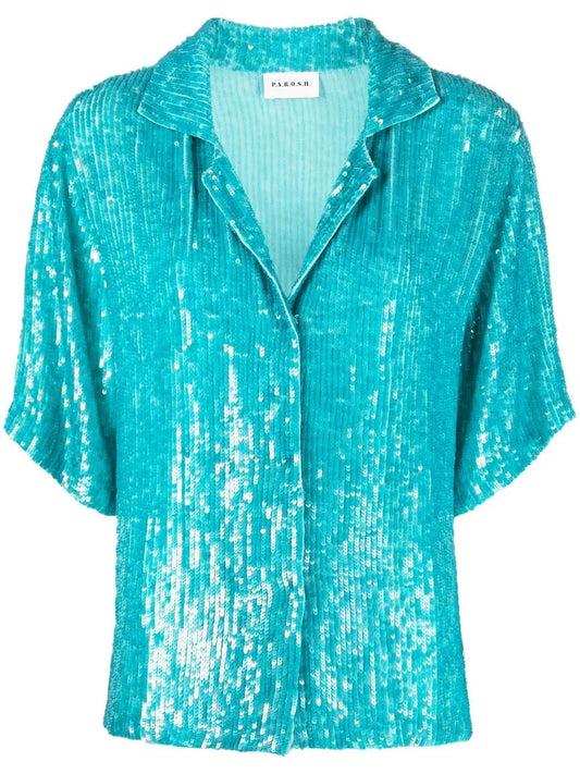 Sequin Embellished Shirt