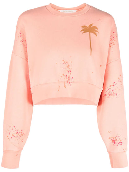 Pxp Palm Tree-Print Sweatshirt