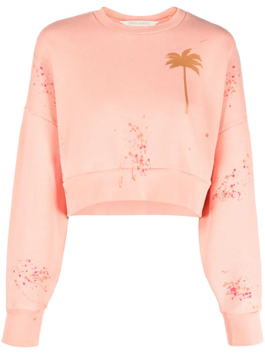 Pxp Palm Tree-Print Sweatshirt