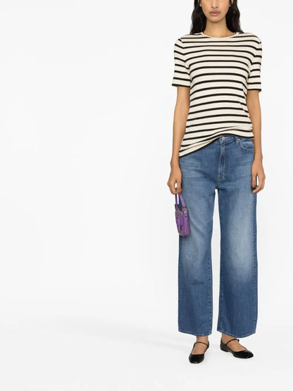 The Dodger Ankle Cropped Straight-Leg Jeans