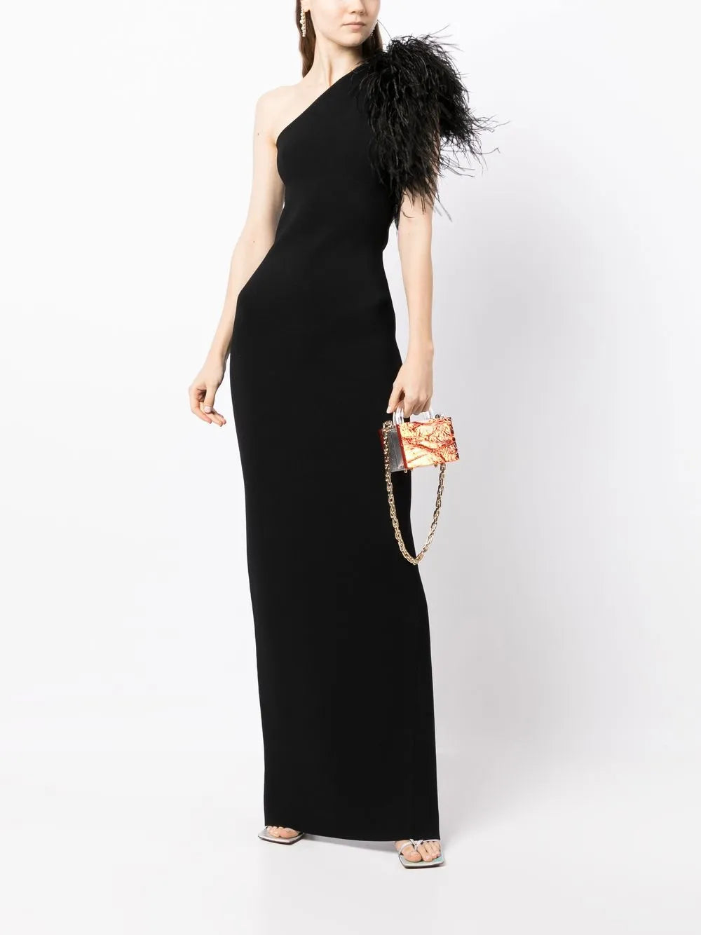 Elcie One-Shoulder Gown