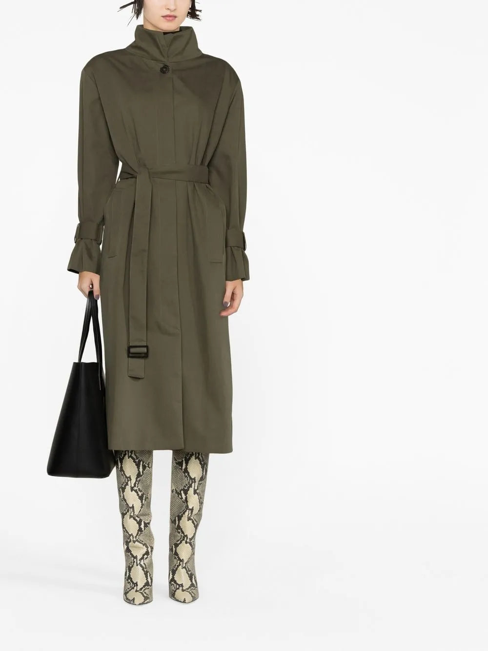 Funnel Neck Trenchcoat