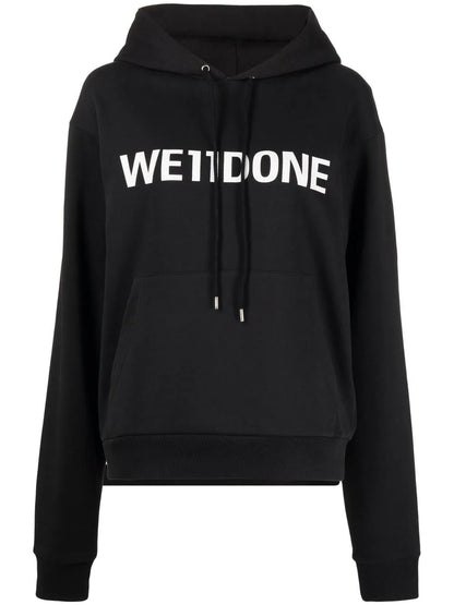 Logo-Print Drawstring Hoodie