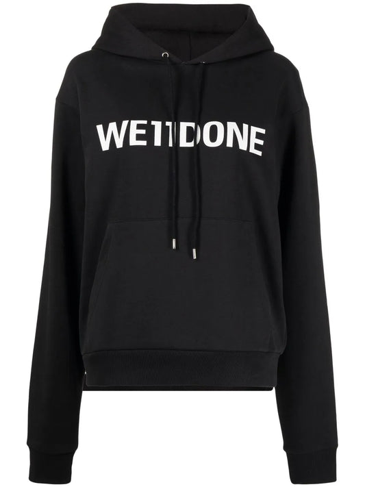 Logo-Print Drawstring Hoodie