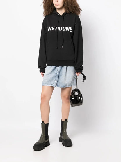 Logo-Print Drawstring Hoodie