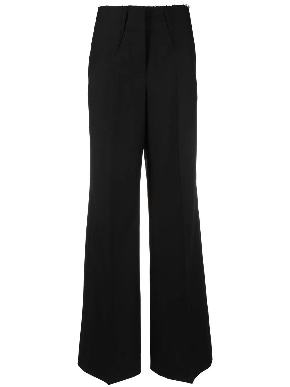 High-Waisted Flare-Leg Trousers
