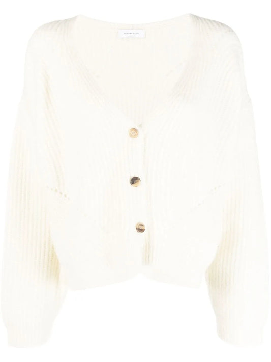 V-Neck Knitted Cardigan