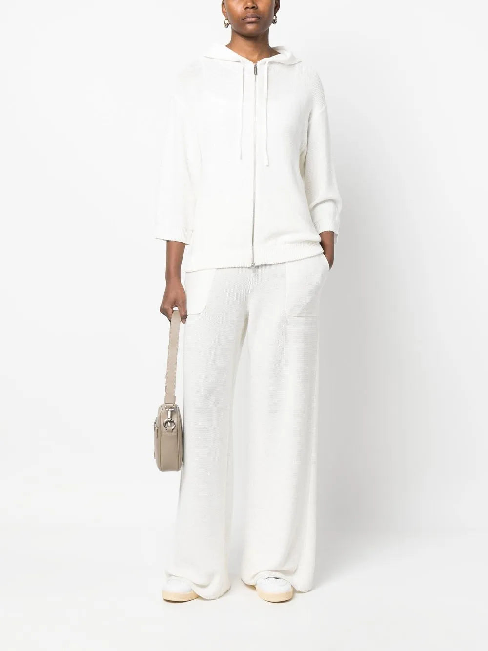 Knitted Straight-Leg Trousers