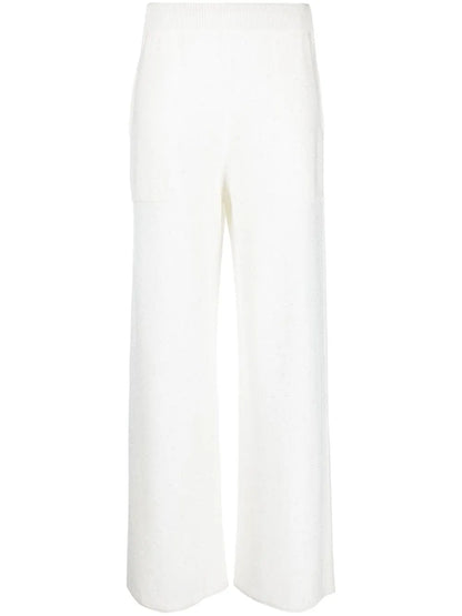 Knitted Straight-Leg Trousers