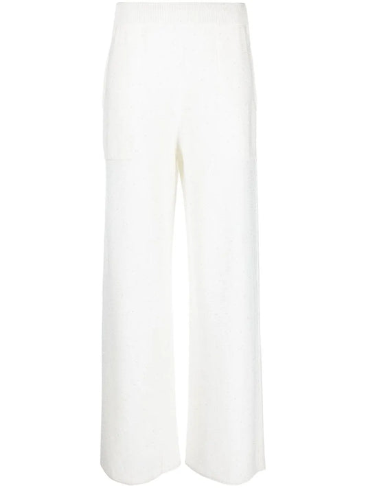 Knitted Straight-Leg Trousers
