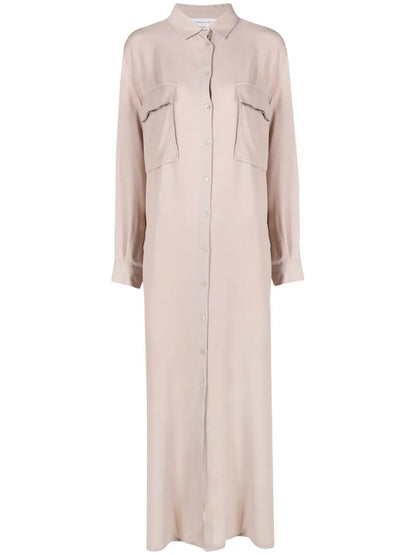 Side-Slits Shirt Dress