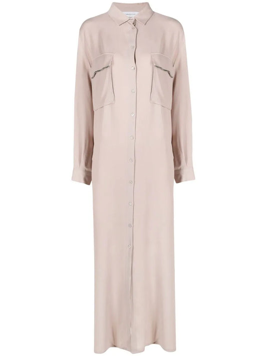 Side-Slits Shirt Dress