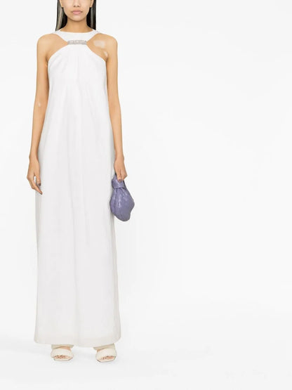 Halterneck Cotton Gown