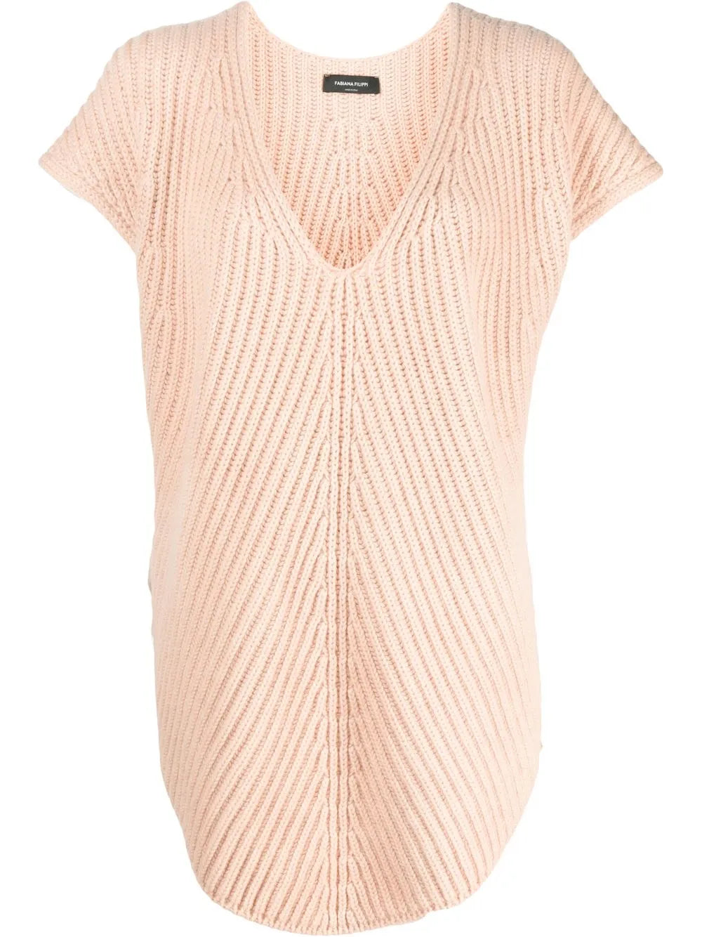 Cashmere V-Neck Knitted Top