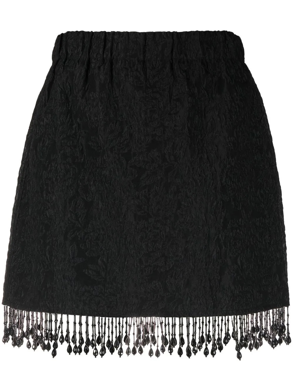 Fringed Jacquard Skirt